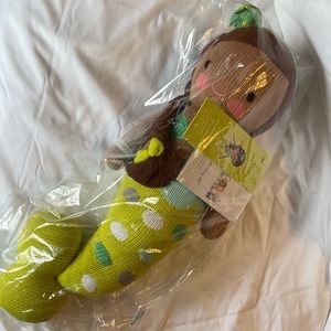 Cuddle + Kind Mermaid Doll Brunette Pearl Knit Toy Brand New In Bag w/ Tags NWT